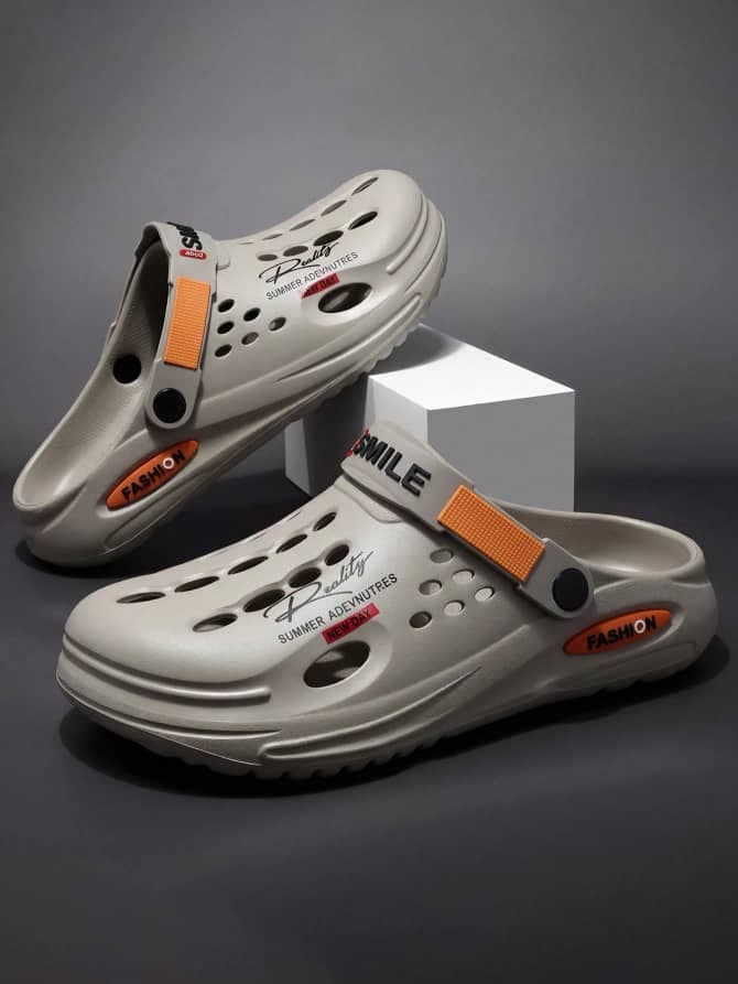 D012SN Men's Breathable EVA Hollow Sandals
