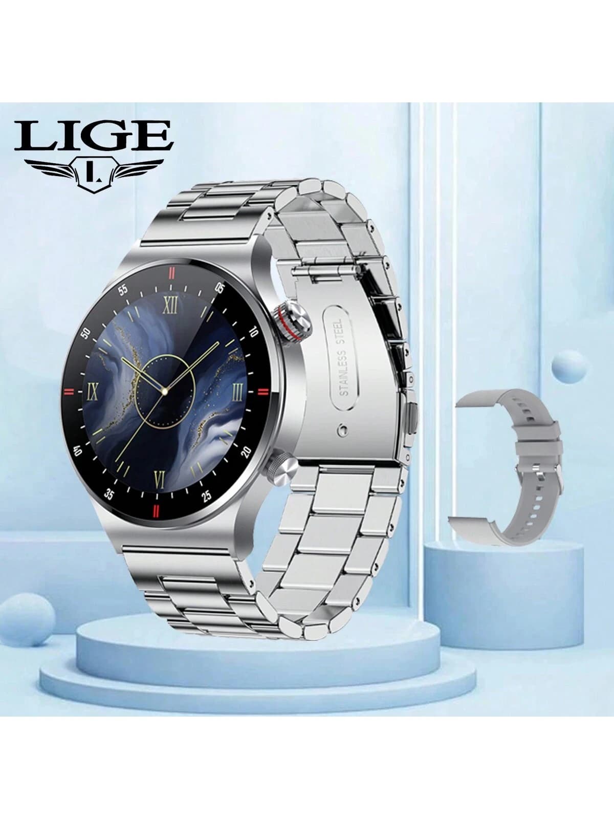 NFC Smart Watch for Men – Access Control, Fitness Tracking & Health Monitoring