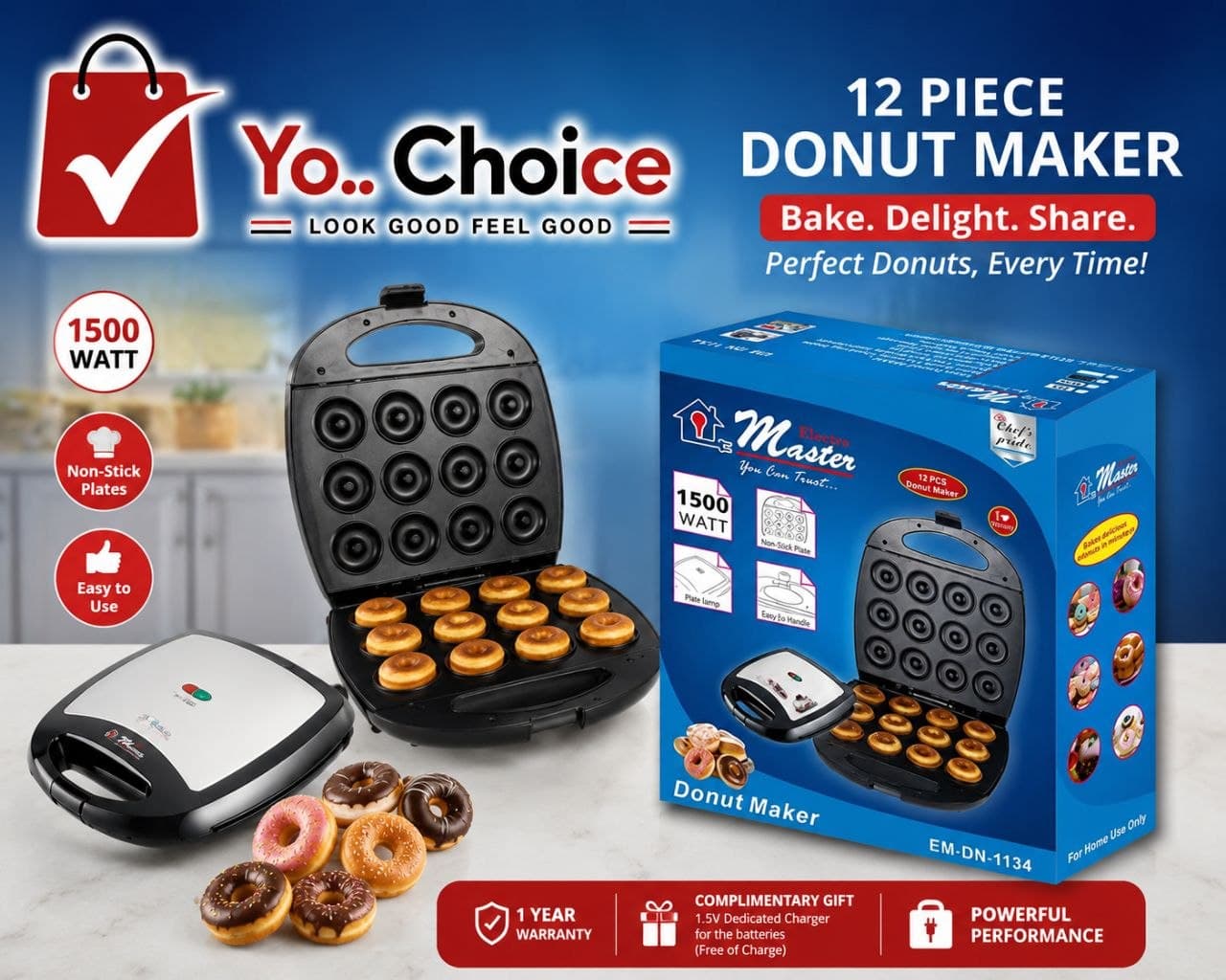 12 Piece Donut Maker